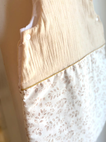Gigoteuse Feuillage Beige