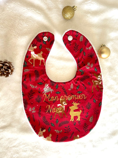 Bavoirs premier Noël Rouge