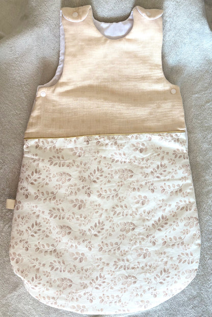 Gigoteuse Feuillage Beige