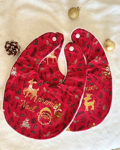 Bavoirs premier Noël Rouge