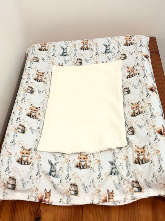 Housse matelas à langer Forêt