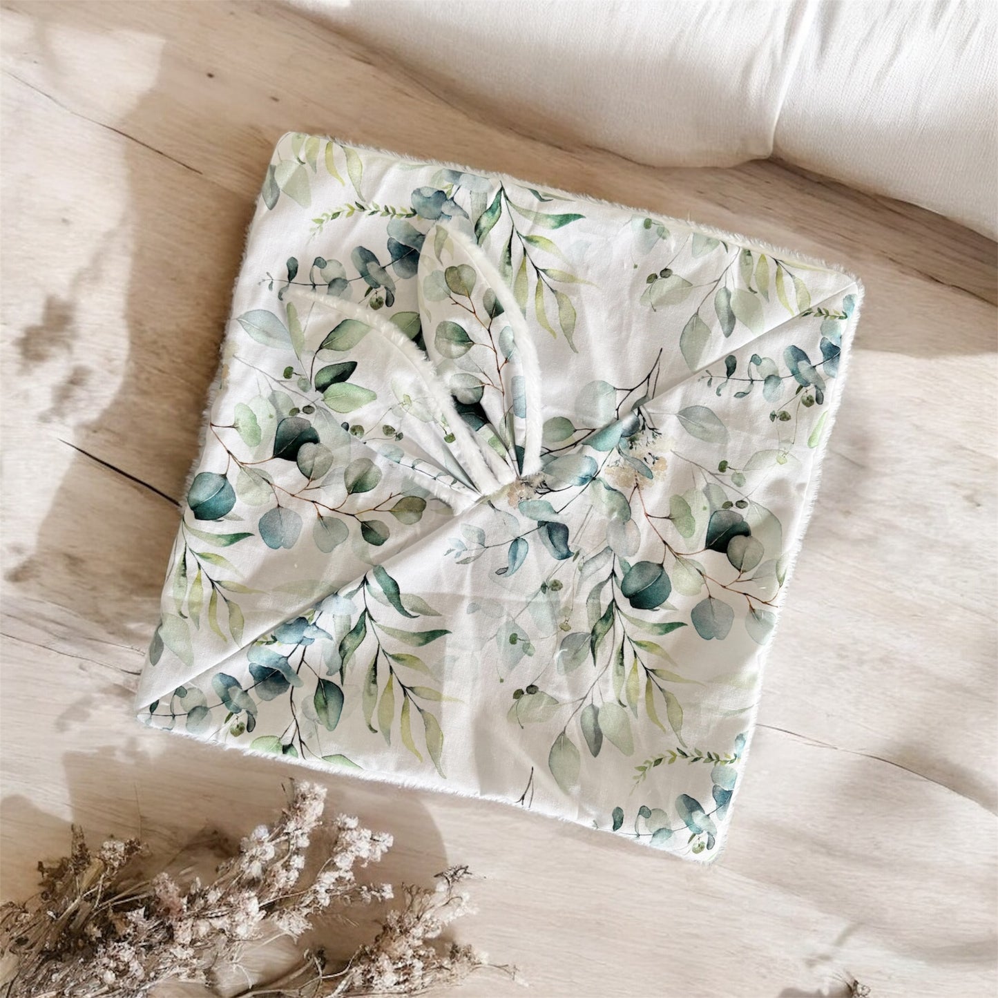 Doudou plat Lapinou Eucalyptus