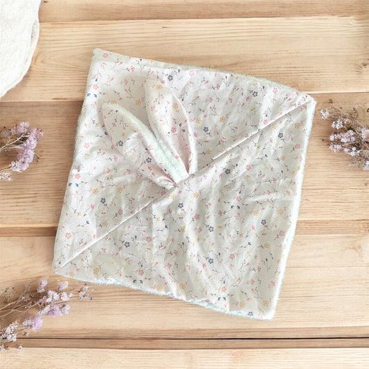 Doudou plat Lapinou Fleuri