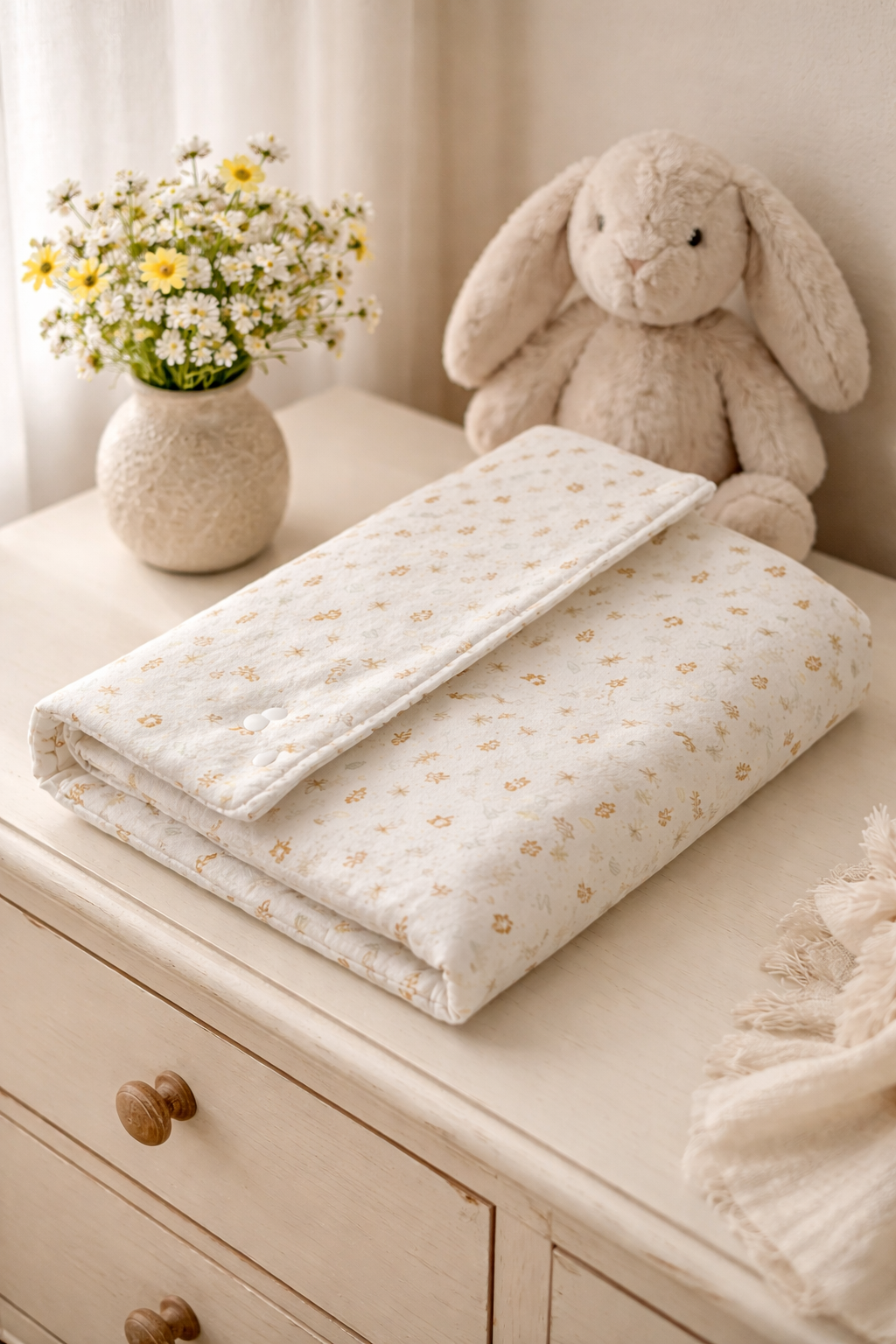 Matelas à langer nomade brin jaune