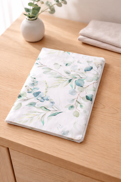Protège carnet de santé Eucalyptus